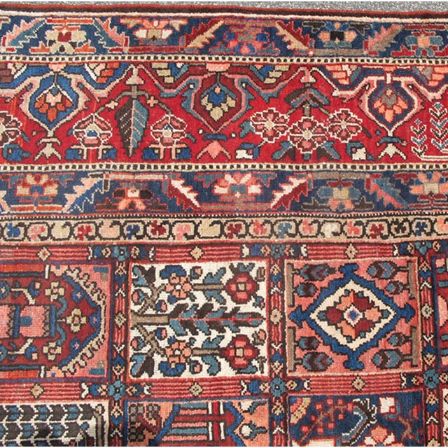 Large Persian Bakhtiari rug with all-over garden design, rug , country of origin / type: Iran / Bakhtiari, circa 1930 This...