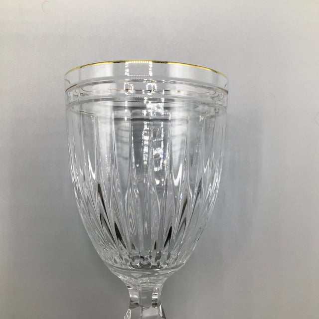 Waterford Marquee “Hanover” Cut Crystal Water Goblet - 1 For Sale - Image 10 of 13