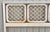 Hollywood Regency Lattice Fretwork Faux Bamboo Queen Headboard For Sale - Image 3 of 6