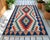 1980s Vintage Hand Woven Turkish Rug Flat Weave Wool Area Kilim Oushak Rug For Sale - Image 4 of 12