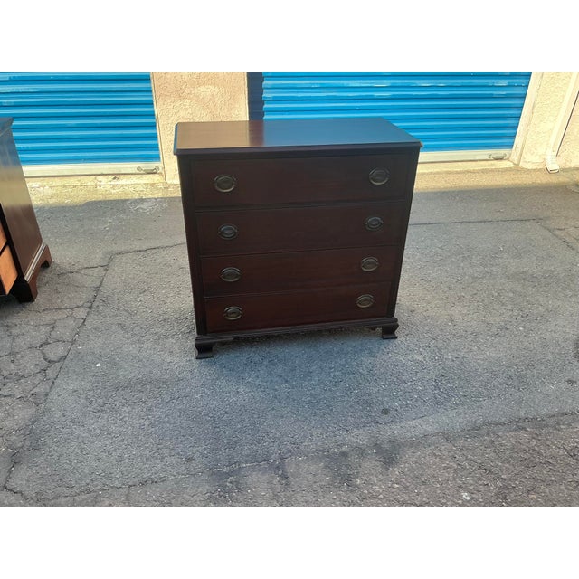 1970s Lexington Mahogany Chest of Drawers For Sale - Image 10 of 12