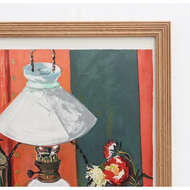 Vintage French Exhibition Poster by Yves Brayer for Galerie de Paris, 1969 For Sale - Image 6 of 12