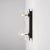 Oslo dual wall sconce by schwung dimensions: w 15 x d 19 x h 40 cm materials: black gunmetal, hand blown glass globes...