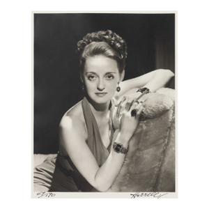 Signed George Hurrell Photograph of Bette Davis (1938) • Silver Gelatin • Ed. 49/190