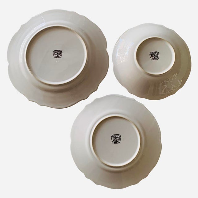 Ceramic Rare Niderviller Faience Plates – French Elegance & Heritage French Faience Niderviller France Dinner Service Coat of Arms - 20 Pieces For Sale - Image 7 of 10