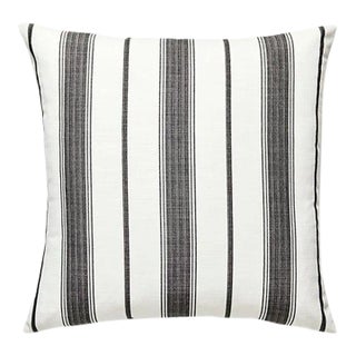 The House of Scalamandré Sconset Outdoor Pillow, Carbon For Sale