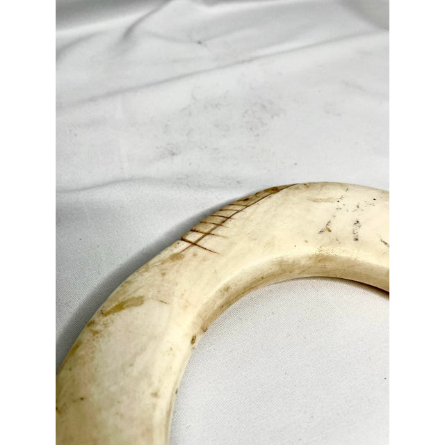 Antique Mounted New Guinea Abelam Currency Shell Rings- a Set of 3 For Sale - Image 4 of 12