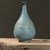 Vintage Long Neck Mid Century Volcanic Glaze Blue Vase by William C. Alexander, Signed. Long neck vase in a dull blue hue...