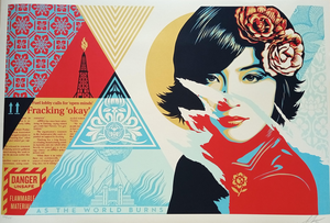 Shepard Fairey, Open Minds, 2022, Screen Print