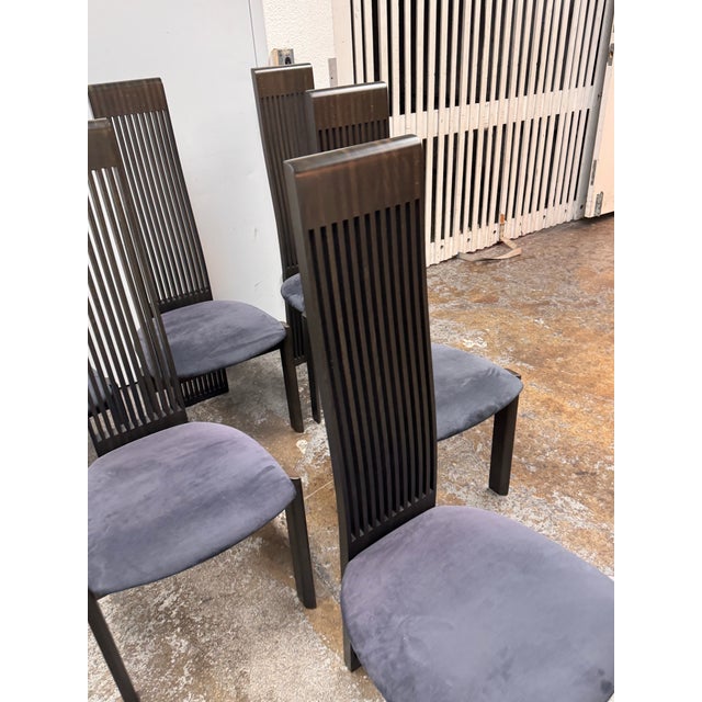 Pietro Costantini for Ello Furniture Italian Dining Chairs, Vintage Set of Six For Sale - Image 11 of 12