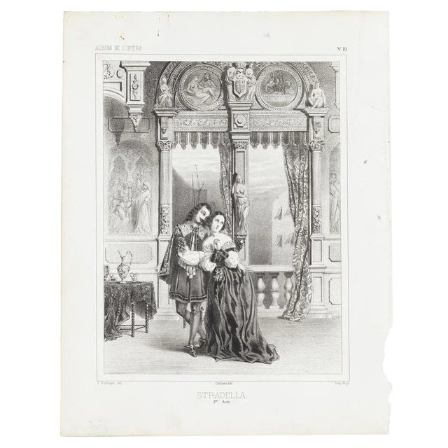 Charles Deshays, Stradella, Lithograph, 1838 For Sale - Image 4 of 5