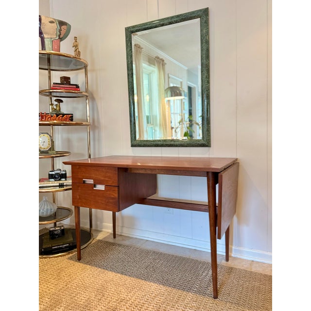 A Mid Century Modern “Accord” Drop Leaf Desk by American of Martinsville, Circa 1960s For Sale - Image 12 of 12