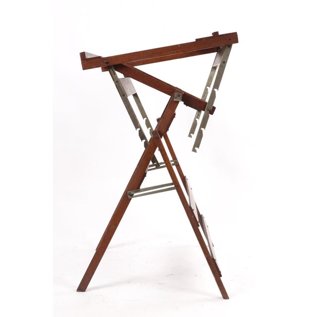 Brown Early 1900s Traveling Oak Easel For Sale - Image 8 of 9