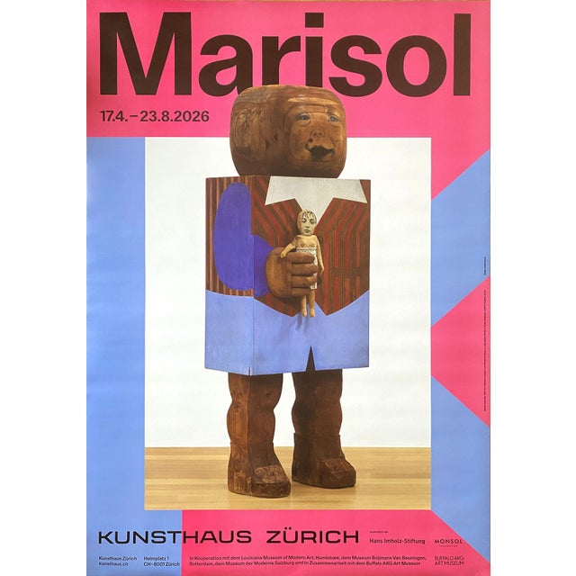 Marisol Baby Boy Official Exhibition Poster Dimensions: 35,4 x 50,3 in / 90 x 128 cm Sold unframed