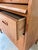 Teak Semi-Circular Secretary Desk with Lock, Denmark, 1950s For Sale - Image 9 of 11