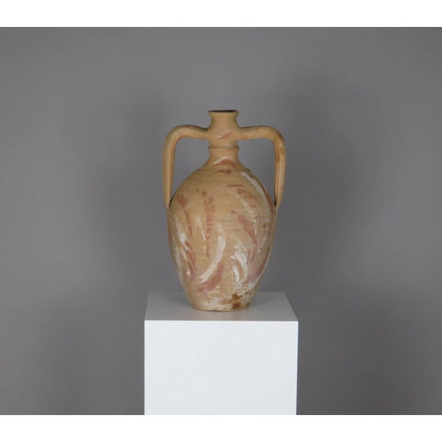 Antique 1920s Rustic Mediterranean Clay Vase For Sale In Los Angeles - Image 6 of 9