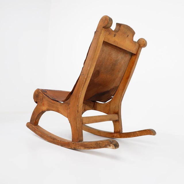 Mid-Century Modern Petite Mexican Butaque For Sale - Image 3 of 5