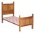 Arts & Crafts Limed Oak Cotswold Single Bed from Tudor Furniture, 1930s For Sale