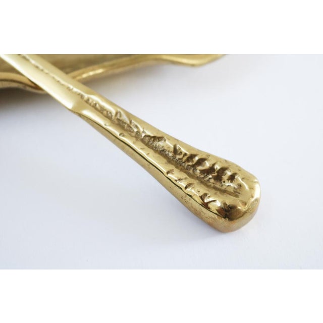 Vintage Gold Bronze Pen Tray and Letter Opener, 1960s, Set of 2 For Sale - Image 4 of 7