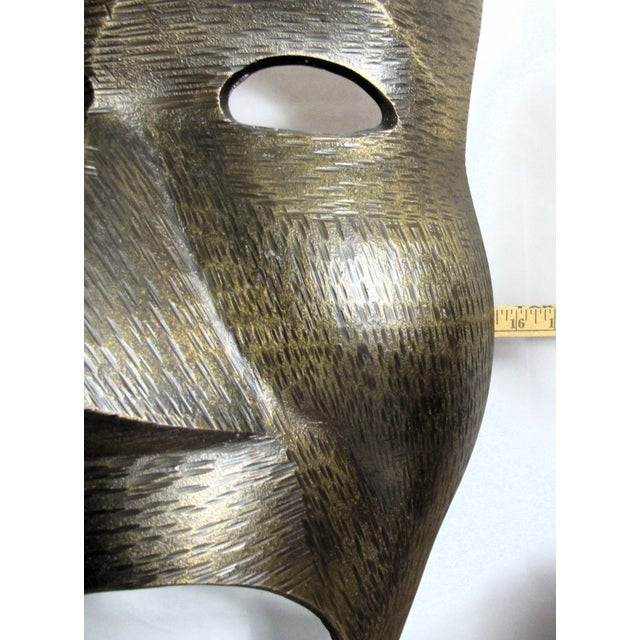 Late 20th Century Big Old Iron Tragedy Mask For Sale In New Orleans - Image 6 of 9