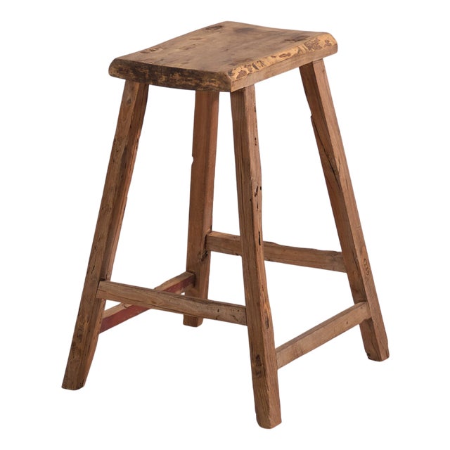 Antique High Stool, 1900s For Sale