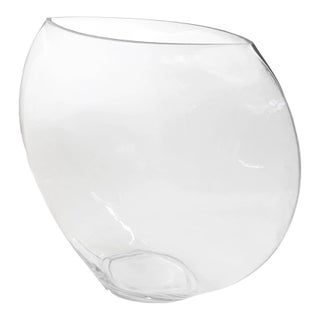 European Handmade Glass Vase, Organic Modern Style, 20th Century For Sale
