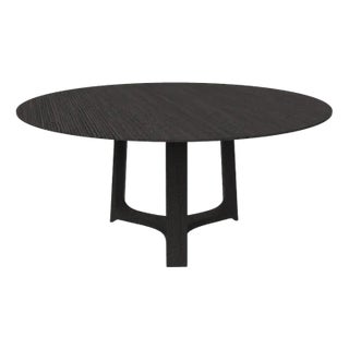 Modern Jasper Dining Table in Black Oak by Collector Studio For Sale