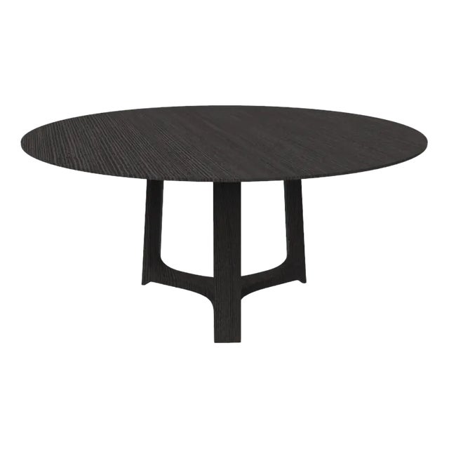 Modern Jasper Dining Table in Black Oak by Collector Studio For Sale