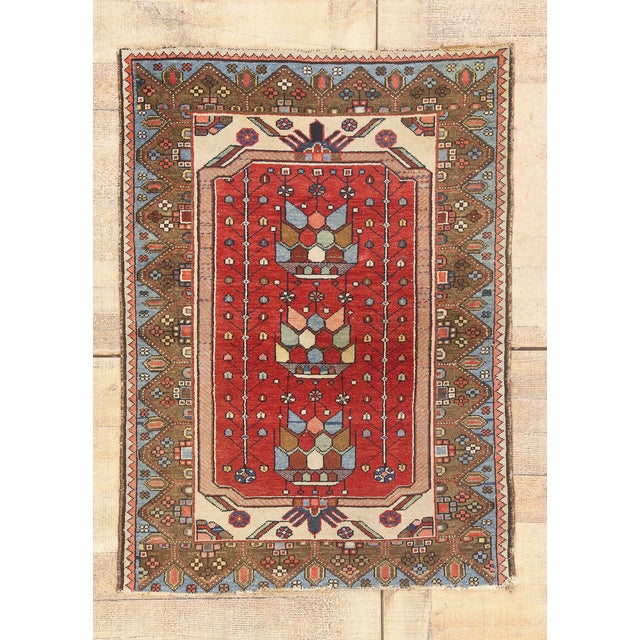 Antique Persian Malayer Rug, 02'10 X 03'10 For Sale - Image 10 of 10