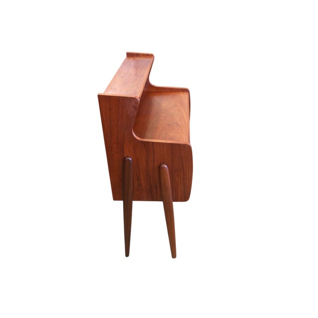 Danish Teak Cabinet with Sliding Doors, 1960s For Sale - Image 9 of 11