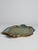 Hollywood Regency Florentine Neo-Rococo Gilt and Turquoise Tray with Harlequin Pattern, Italy, 1950s For Sale - Image 3 of 18