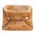 Rustic Bleached Wood Tribal Bijani For Sale