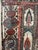 Vintage Hand‑Painted Yazd Silk Mihrab Textile (1970s) — Professionally Framed on Linen For Sale - Image 4 of 5
