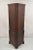 Vintage Georgian Style Mahogany Corner Cabinet China Cabinet With Glass Door For Sale - Image 9 of 12