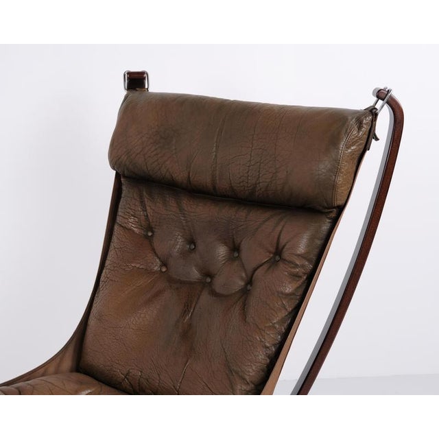 Falcon Lounge Chair by Sigurd Ressell for Vatne Møbler, Norway, 1970s For Sale - Image 3 of 16