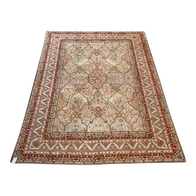 Vintage Persian Design Rug - 9' X 12'4" For Sale