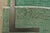 Tabriz Runner 1’11” X 10’9” Green Wool Vintage Overdyed Hand-Knotted Rug For Sale - Image 12 of 12