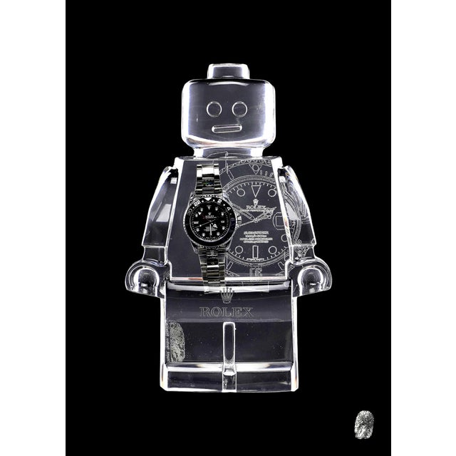 Vincent Sabatier, Rolex Submariner Black Blue, 2019, Screen Print For Sale
