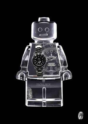 Vincent Sabatier, Rolex Submariner Black Blue, 2019, Screen Print