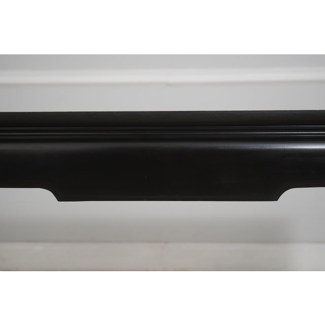 Chinese Black & Gold Decorated Console Table For Sale - Image 9 of 14