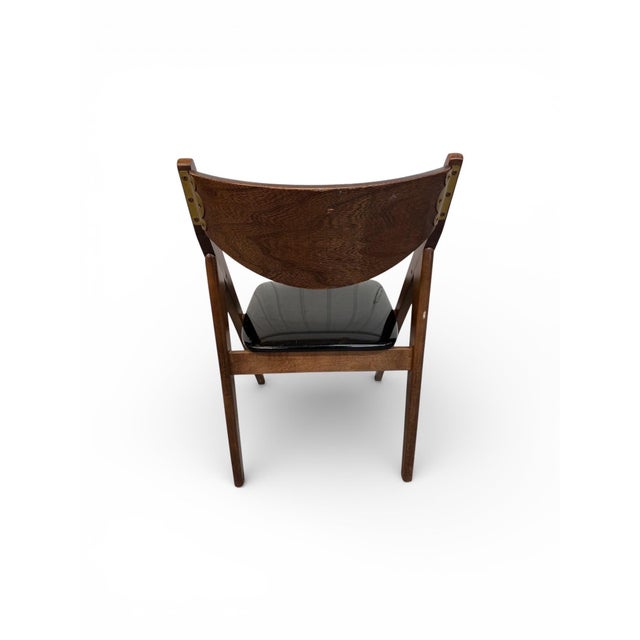 Mid-Century Modern Stakmore Folding Dining Chairs - Set of 4 For Sale In Philadelphia - Image 6 of 9