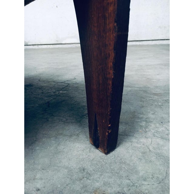 Dutch Art Deco Modernist Reclining Grand Armchair, Netherlands, 1920s For Sale - Image 3 of 18