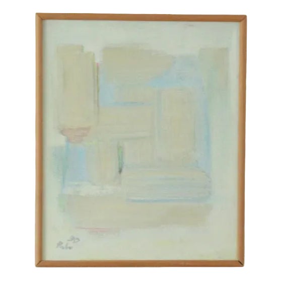 Pabu, Virginia, 1970s, Acrylic on Canvas, Framed For Sale