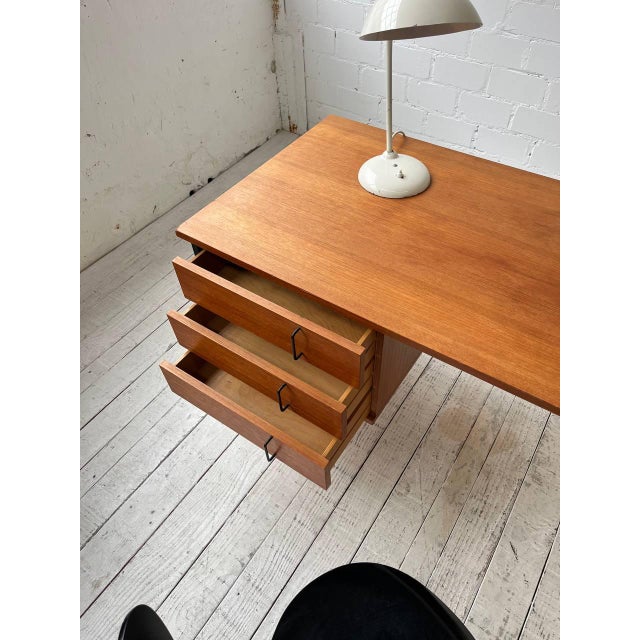 Compact Teak Desk by Günter Renkel for Rego For Sale - Image 6 of 9