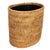Brown Artifacts Rattan Oval Waste Basket with Metal Liner in Honey Brown - 11" For Sale - Image 8 of 8