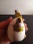 Mexican Mexico Ceramic Egg With Hatching Toucans Sculpture For Sale - Image 3 of 7