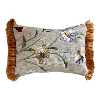 Lavender Scented Accent Pillow in Nina Campbell and Scalamandre Textiles For Sale