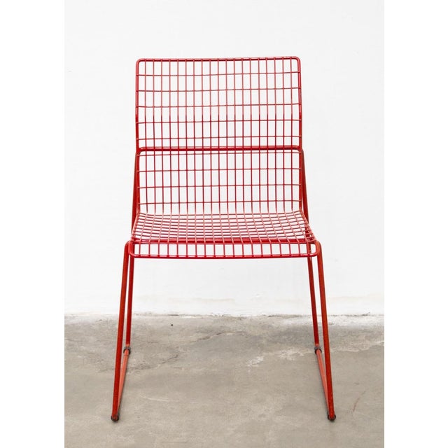 Casamania Iron Chairs by Frezza, 1980s, Set of 4 For Sale - Image 4 of 13