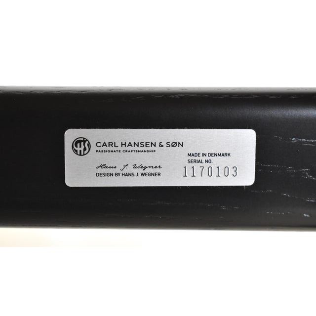 Contemporary Carl Hansen and Sons, Hans J. Wegner Ch36 Chairs – Set of 4 For Sale - Image 12 of 12