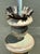 Vintage Distressed Wood Table Lamp For Sale In West Palm - Image 6 of 16